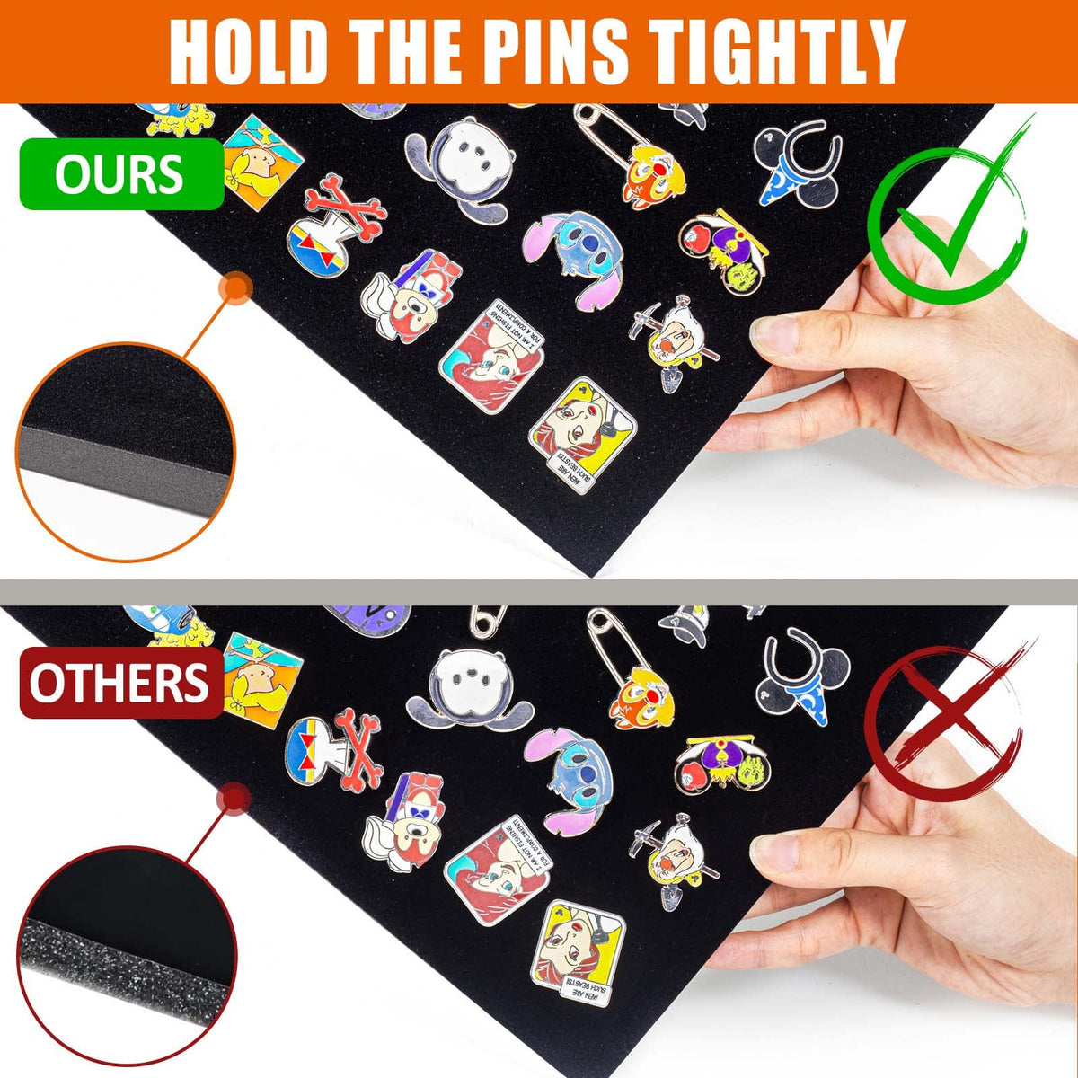 Tutata case offers dustproof and waterproof protection for pins.