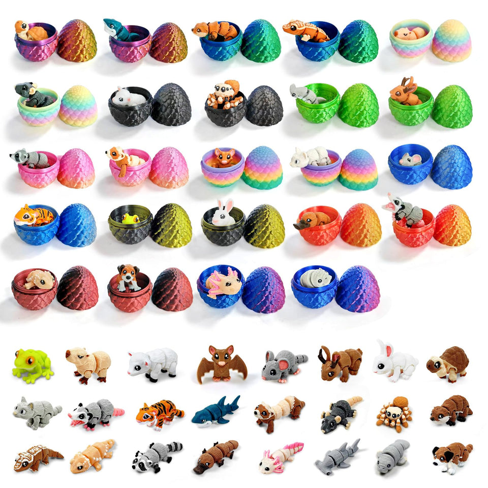 TUTHKOTH capybara inside a gradient sparkle egg, ideal for elegant Easter displays.