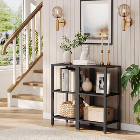 TUTOTAK 6-tier narrow storage setup demonstrates versatile organization