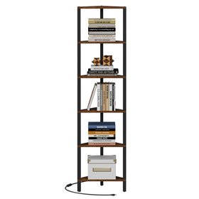 TUTOTAK Corner Shelf assembly with clear instructions for quick setup.