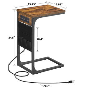 TUTOTAK quick-assembly end table ships with instructions and warranty information.