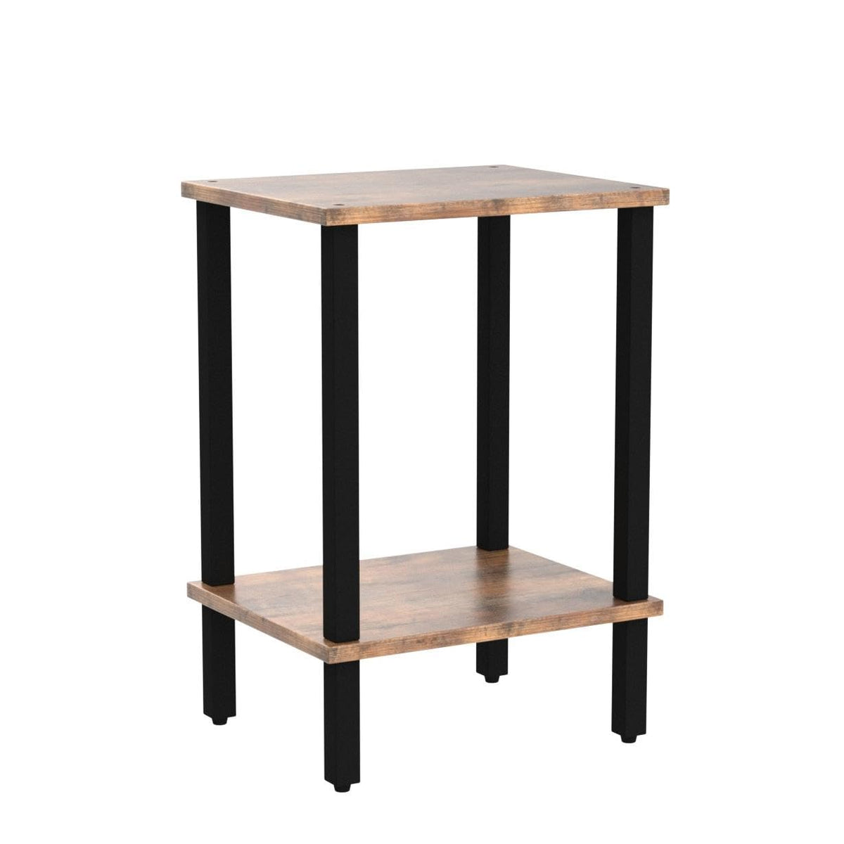 TUTOTAK end table features adjustable feet to protect floors.