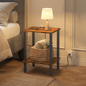 TUTOTAK end table easy assembly with included instructions