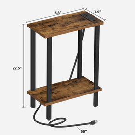 TUTOTAK living room setup showing power and storage features