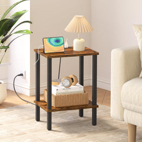 TUTOTAK end table for small spaces fits slim environments neatly