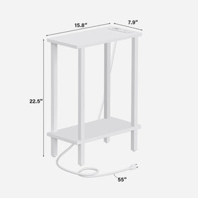TUTOTAK set of 2 end tables shown in living room arrangement