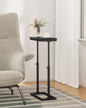 TUTOTAK sturdy high side table supports books and plants securely.