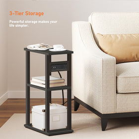 TUTOTAK three-tier storage shelf for compact organization in small spaces.