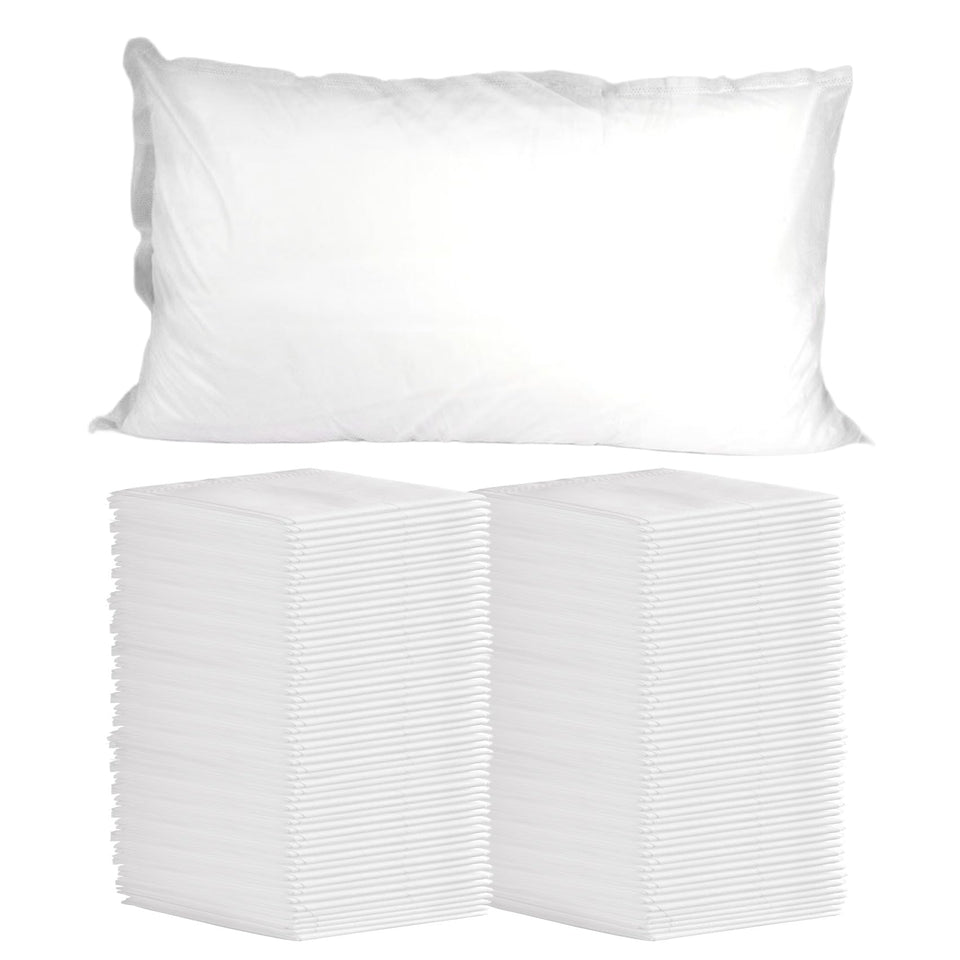 Tvvcalk disposable pillowcase 21x30 folded, portable hygiene protection.