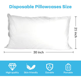 Tvvcalk non-woven pillowcase close-up shows soft, skin-friendly texture.