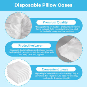 Tvvcalk pillowcase protects pillow from stains and spills in clinical settings.