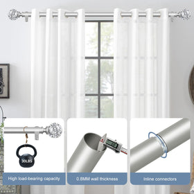 TVWOO adjustable rod length from 36 to 88 inches