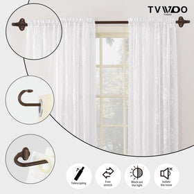 TVWOO cat-claw bracket secures a strong wall mount.