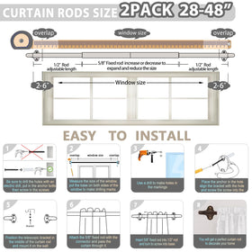 TVWOO connectors allow quick length adjustments for custom windows.