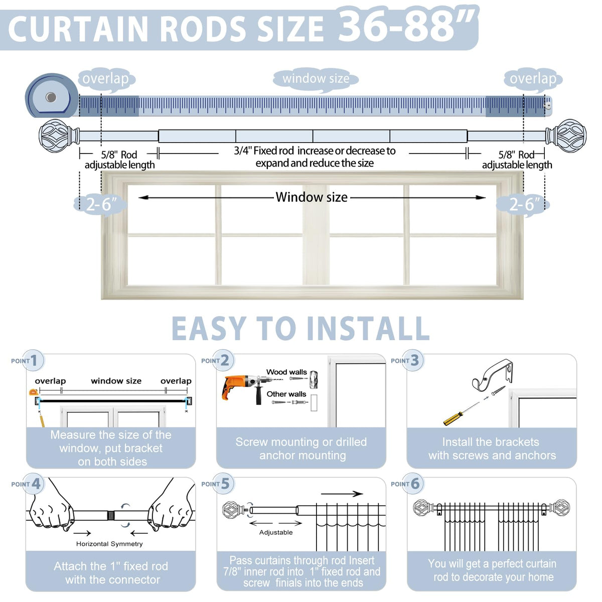 TVWOO easy-install kit makes mounting quick and straightforward