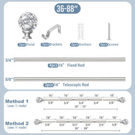 TVWOO easy installation guide included with hardware