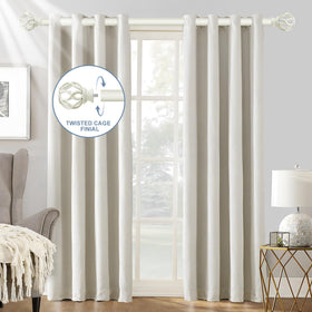 TVWOO twisted cage finial adds vintage charm and dynamic silhouette