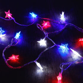 Twinkle Star IP44 waterproof star string for indoor and outdoor use.