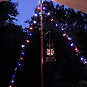 Twinkle Star low-voltage safety with UL-certified plug for outdoor wiring.