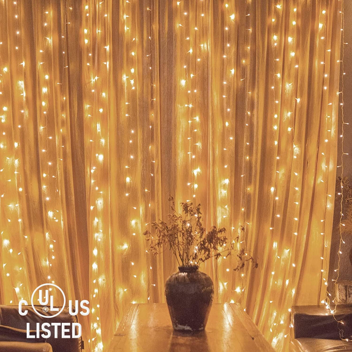 Low voltage, safe Twinkle Star lighting setup for versatile decorating