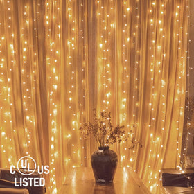 Low voltage, safe Twinkle Star lighting setup for versatile decorating
