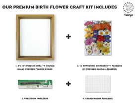 TwoDays 8x10 double glass frame for museum-quality display