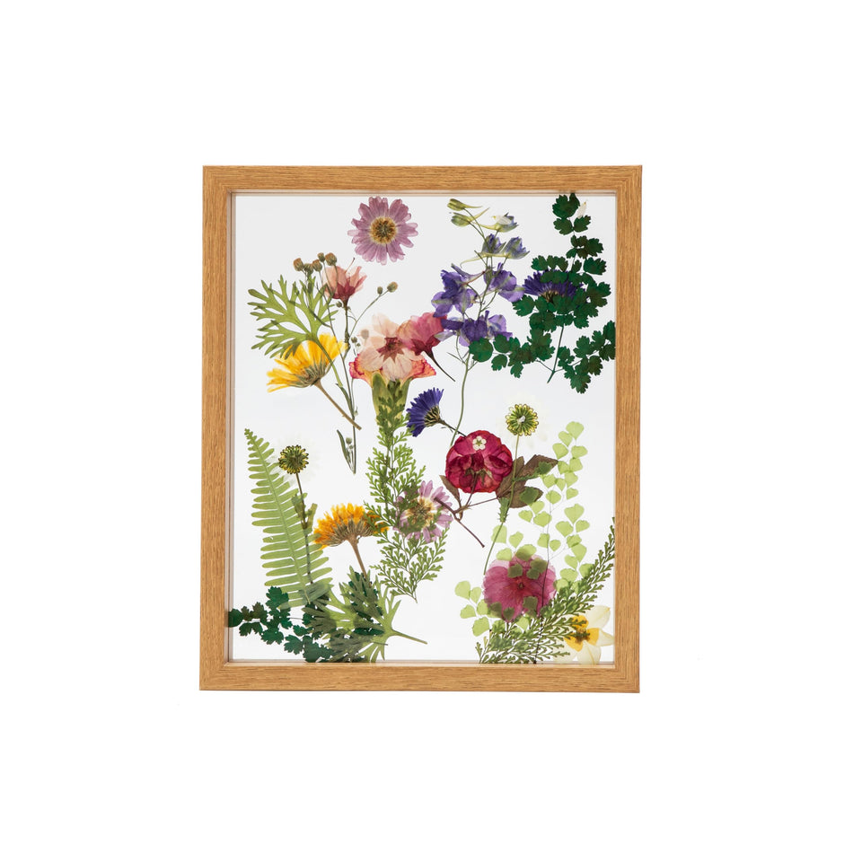 TwoDays birth flower craft kit frame: 8x10 display for keepsakes
