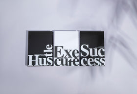 TwoDays modern office décor set enhances desk aesthetics.