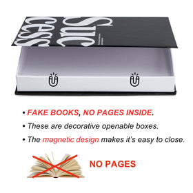 TwoDays Execute decorative book set on desk inspires focused work.
