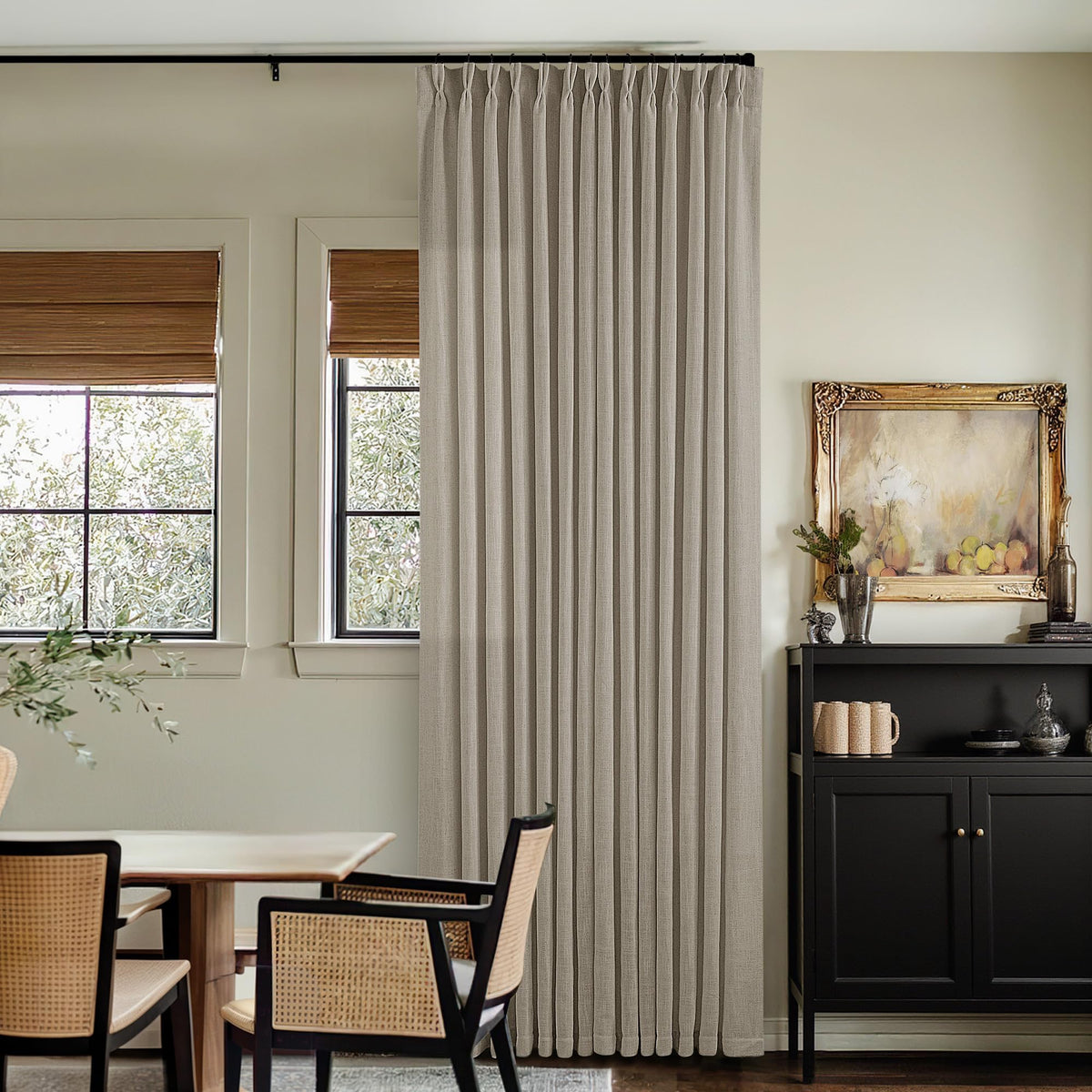 TWODRAPES 400GSM linen blend feels sturdy yet soft.