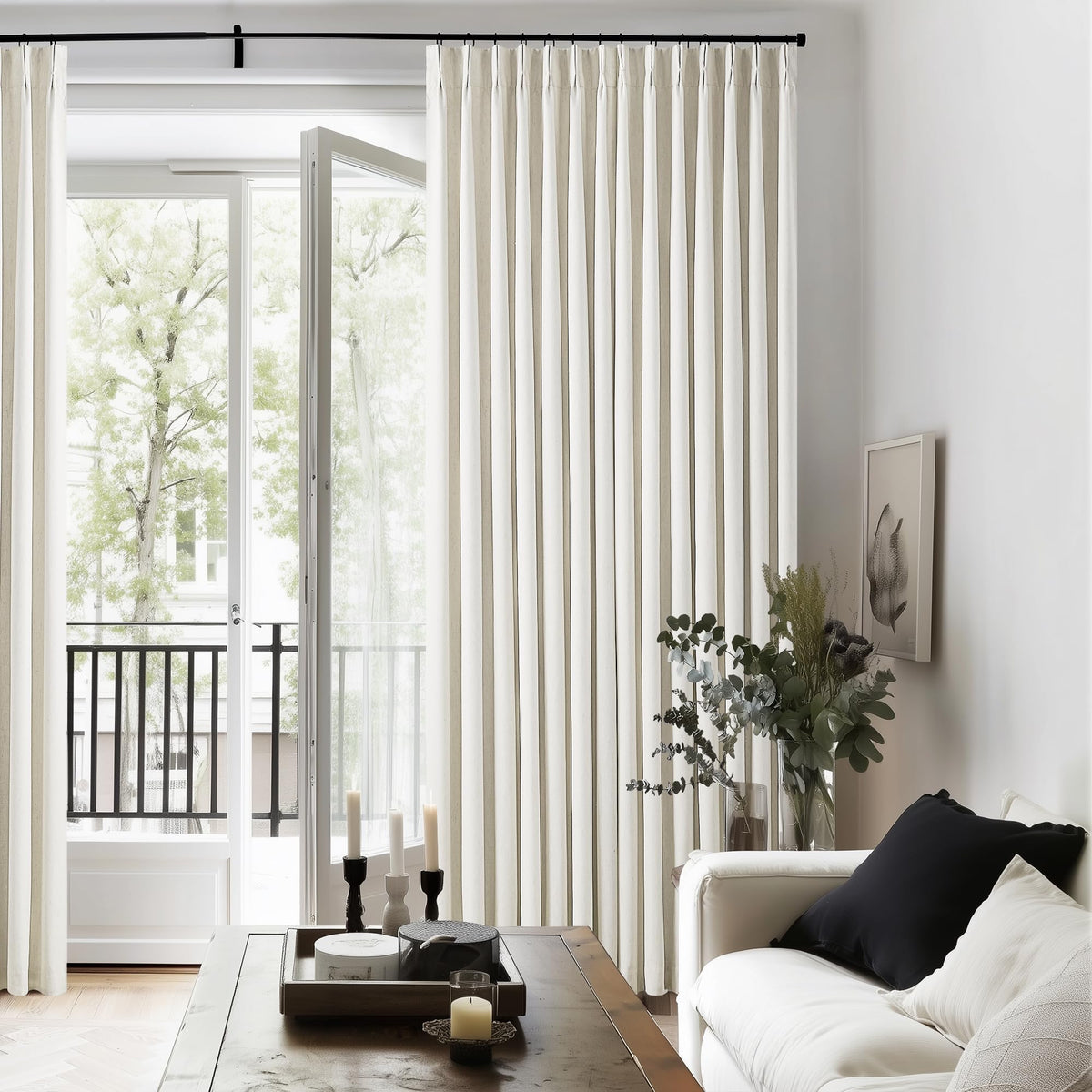 TWODRAPES blackout liner hinting at insulation and calm environment