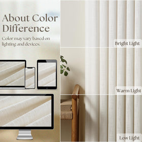 TWODRAPES 400 GSM linen texture highlights durable, rich flax weave for elegance