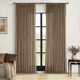 TWODRAPES rustic boho style curtains add warmth to any bedroom or living room