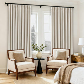 TWODRAPES care label—cold wash and low tumble dry for easy upkeep.