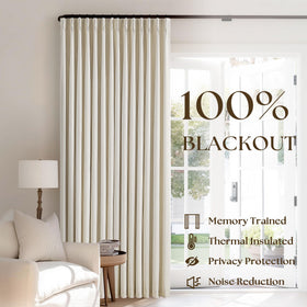 TWODRAPES room setup showcases room darkening ambiance and linen inspired aesthetics