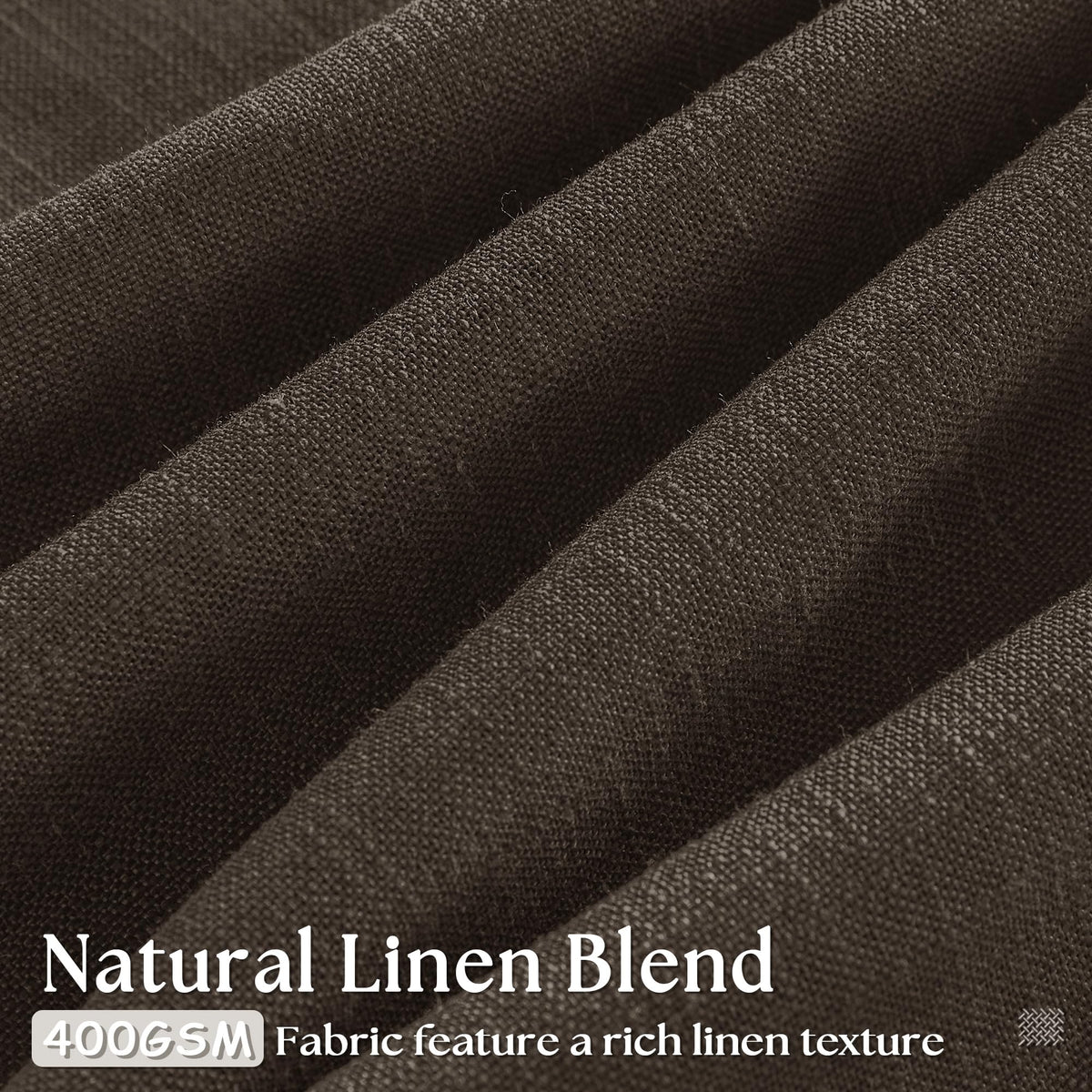 TWODRAPES memory-shape pinch-pleat curtains keep a neat, custom look