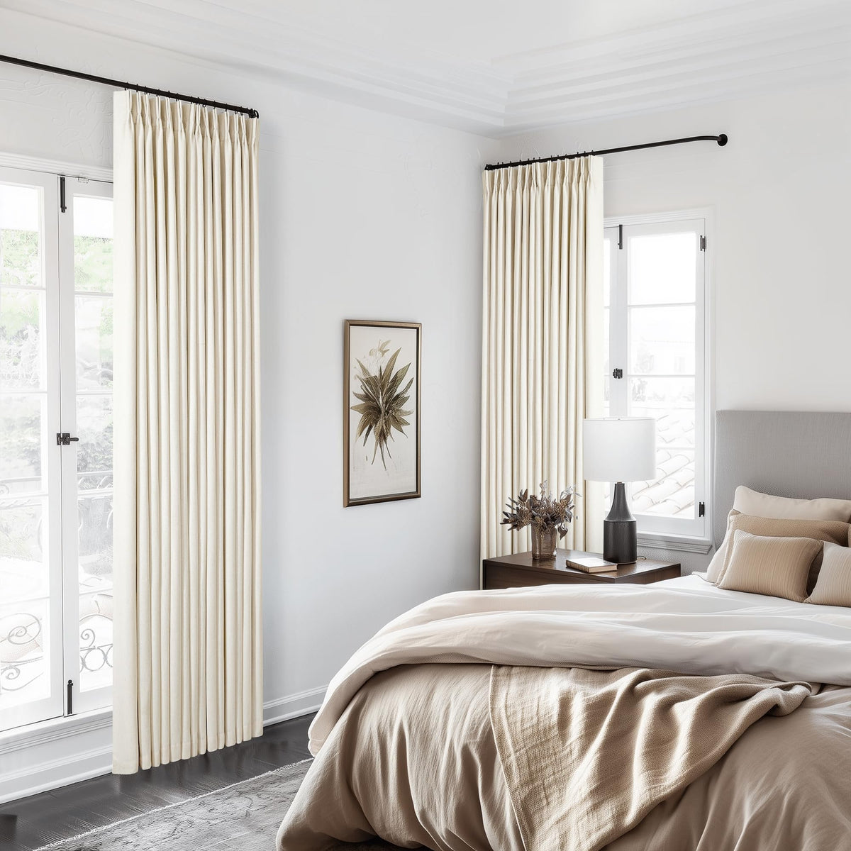 TWODRAPES easy-care instructions for cold wash and low heat dry