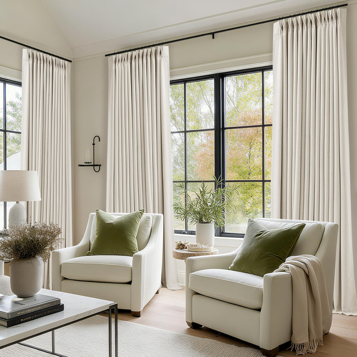 TWODRAPES easy-care fabric stays vibrant after cold washing
