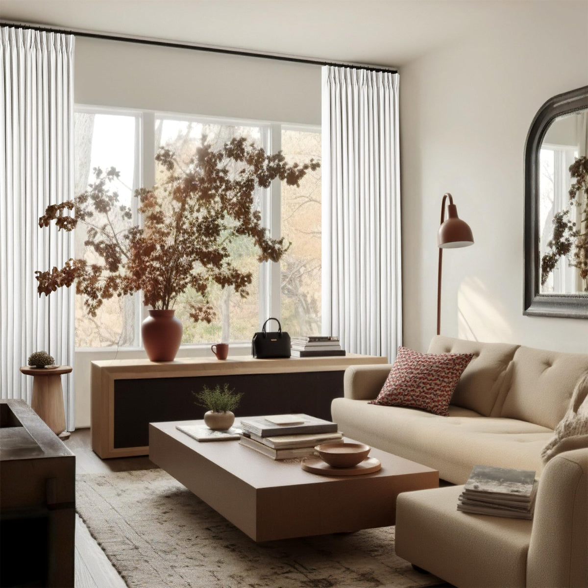 TWODRAPES easy-care curtains machine washable for quick upkeep