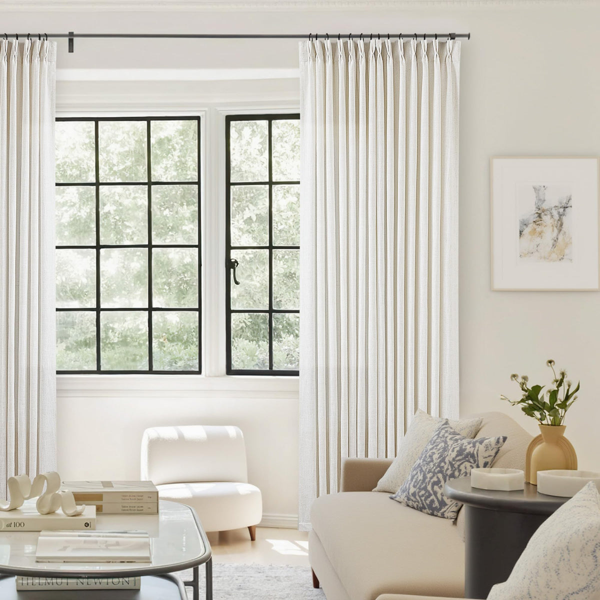 TWODRAPES ready-made panels ship with care and easy washing