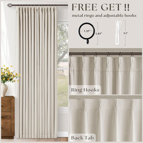 TWODRAPES heavy-duty fabric offers durable drape and refined room accent