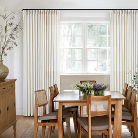 TWODRAPES included hooks and rings simplify curtain setup