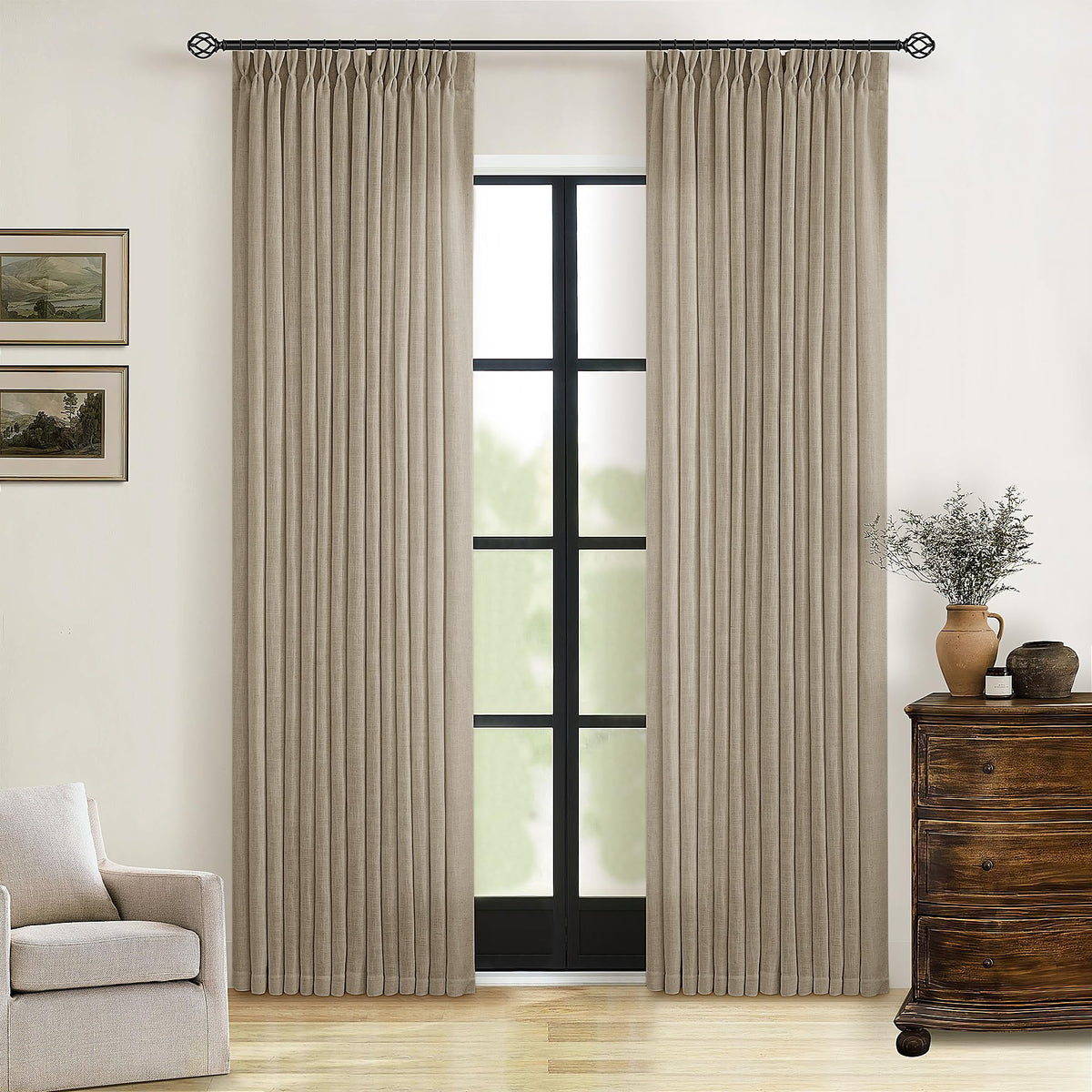 TWODRAPES hooks and rings enable smooth installation