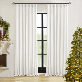 TWODRAPES living room ambience with filtered light and privacy