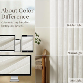 TWODRAPES memory-shape curtains retain neat folds for durable, custom-like appearance.