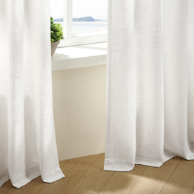 TWODRAPES ready-made panels with easy care instructions save time.