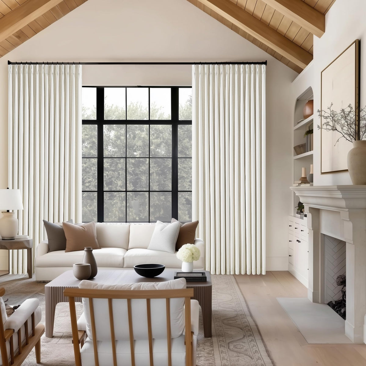 TWODRAPES curtains provide thermal insulation and reduced light interference