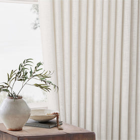 TWODRAPES ready-made panels for quick living room setup
