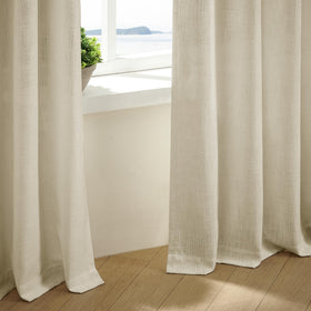 TWODRAPES 40x108 inch panels offer ample coverage with light filtration.