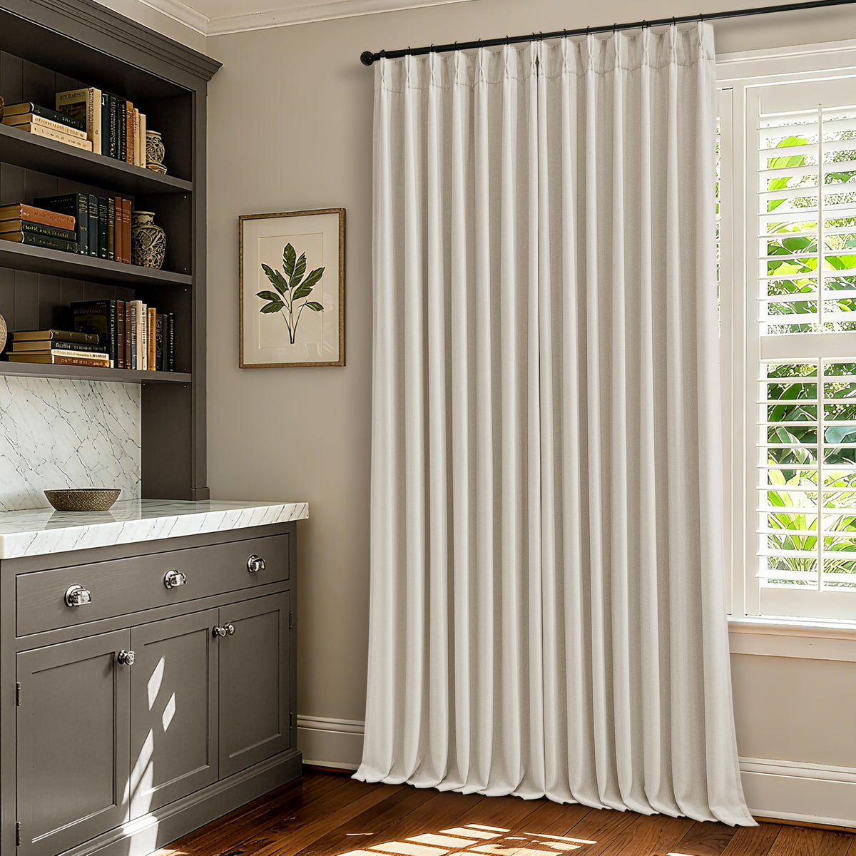 TWODRAPES ready-made two-panel package with all fittings included